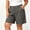 Dark Gray, variant on OGLCCG Plus Size Cotton Linen Shorts for Women Wide Leg Work Golf Shorts with Pockets Outdoor Active Summer Shorts for Women,White
