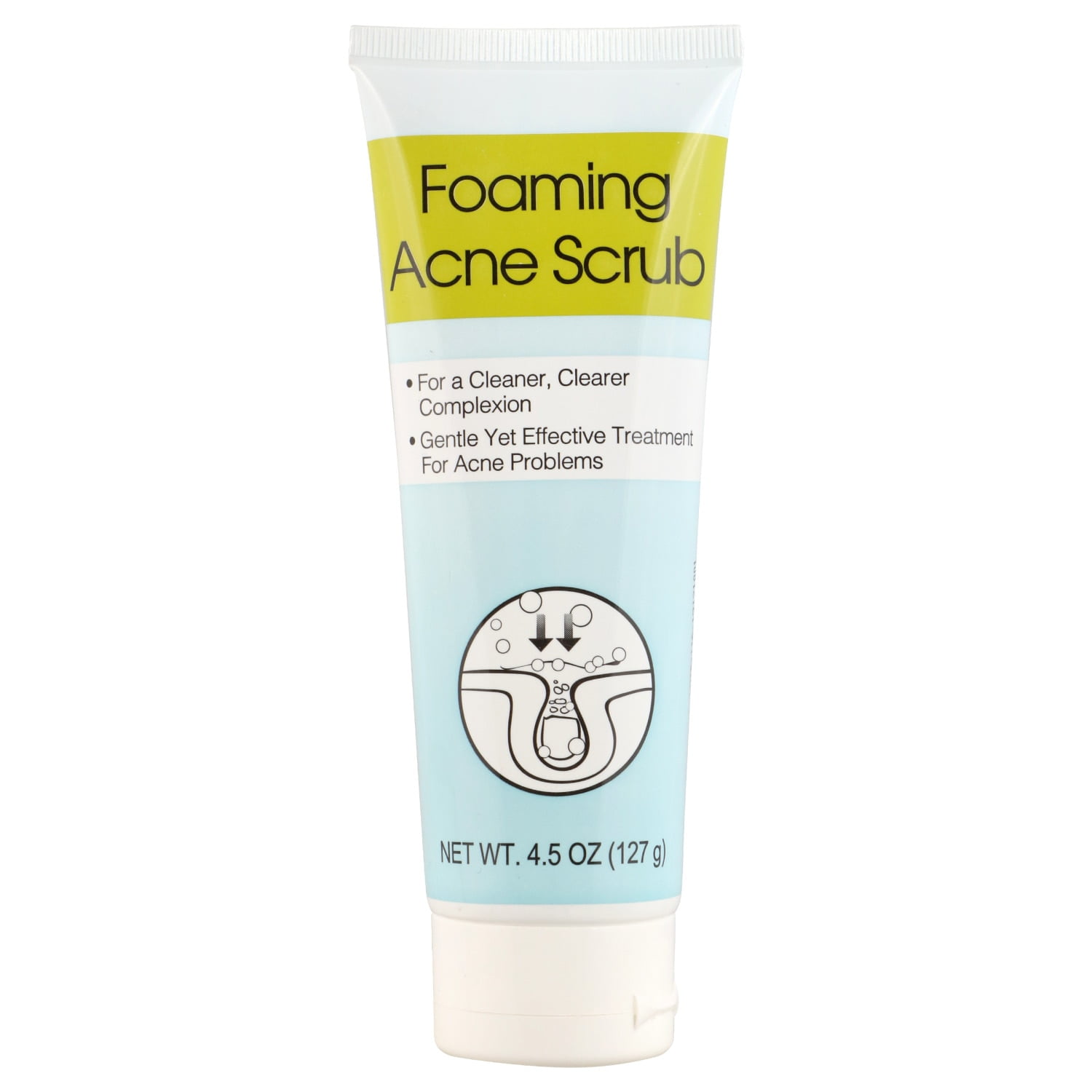 Foaming Acne Scrub, 127g Face Wash 2 Pack