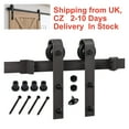 thumbnail image 2 of 6FT/6.6FT Sliding Barn Door Hanging RailTrack Kit Cabinet 183CM/200CM ,Long Lasting, 2 of 6