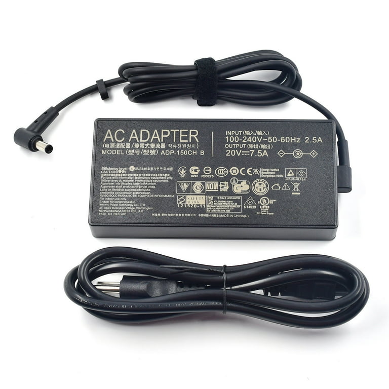 Laptop Charger for ASUS Gaming FX505 FX505GD B 7.5A 6.0*3.7mm AC Adapter - Walmart.com