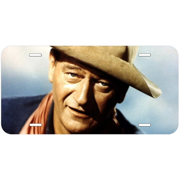 John Wayne Novelty Car Auto License Plate