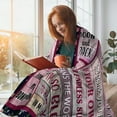 thumbnail image 4 of LHSHID Stepmom Gifts Blanket Flannel Soft and Comfortable Anti static Bed Sofa Blanket 60x80in, 4 of 6
