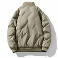 thumbnail image 4 of Abomasnow Women's Casual Quilted Puffer Jakcet Warm Thicken Bomber Jacket Winter Full Zip Long Sleeve Outerwear 2025, 4 of 4