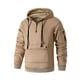 thumbnail image 3 of pstuiky manga larga para hombre, Sudadera deportiva de manga larga con capucha y bolsillos múltiples para hombre, estilo cargo, informal, para entrenamiento tops de invierno para hombre l, 3 of 8