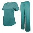 thumbnail image 5 of NATURAL UNIFORMS Womens STRETCH SCRUB SET With V-NECK TOP, 5 of 5