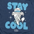 thumbnail image 2 of The Year Without Santa Claus Stay Cool Unisex Adult Heather T Shirt, Navy Heather, Small, 2 of 3