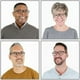 thumbnail image 5 of Gafas de lectura Clic Barat, correa plegable, azul mate, 2,5 veces, 5 of 7