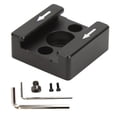 thumbnail image 3 of Cold Shoe Adapter, Flash Cold Shoe Mount Polished Aluminium Alloy Anodize  Grinding CNC Craft With 1/4 Screw For Display, 3 of 8