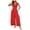 Red, variant on Summer Jumpsuits For Women 2024 Loose Wide Leg Sleeveless Jumpsuit Red L