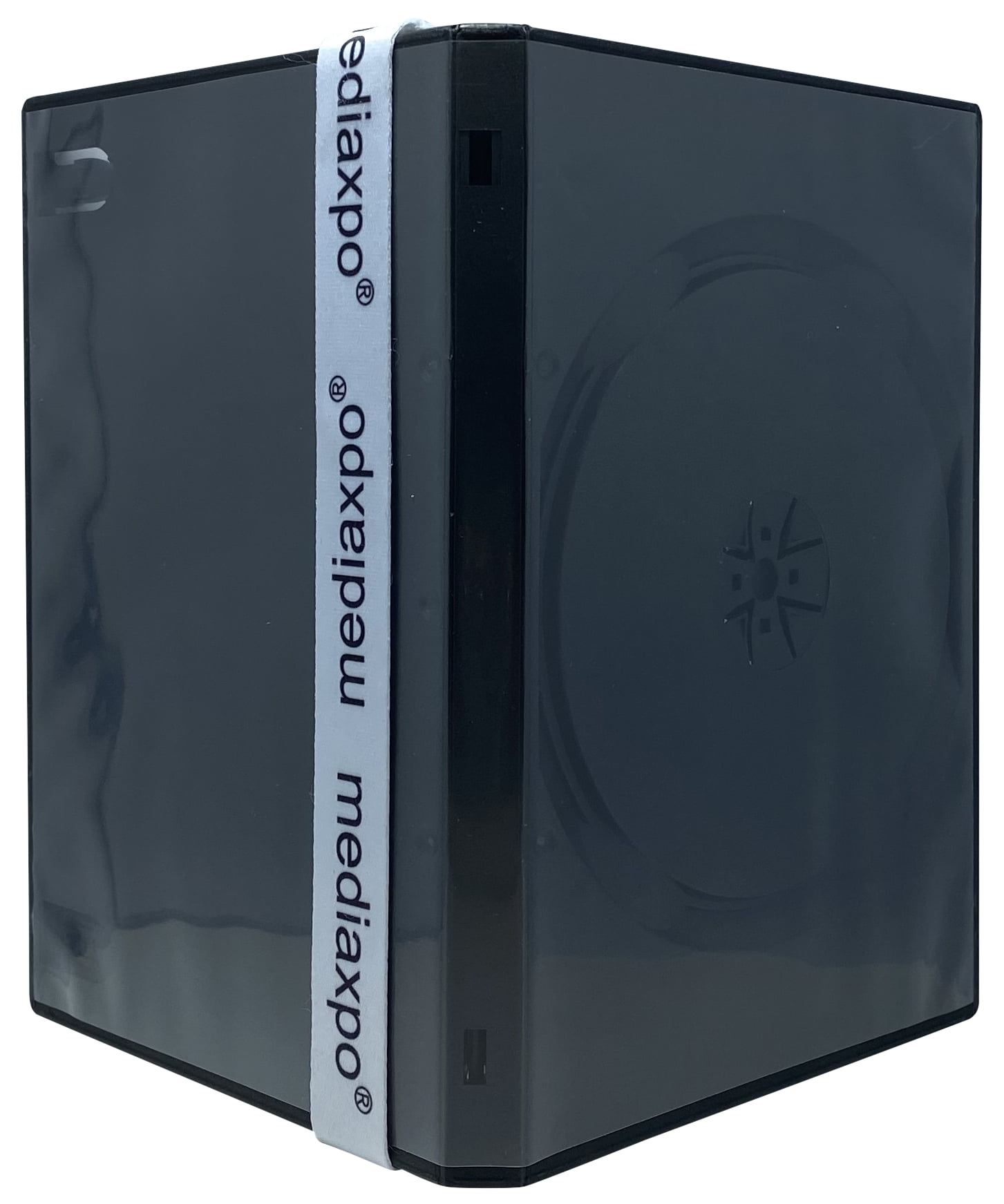CheckOutStore 400 Standard Black Triple 3 Disc DVD Cases