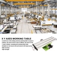 thumbnail image 4 of Drill Milling Machine Worktable, Alloy Steel X Y Axes Working Table Multifunctional 3 T Slots  for Workshop, 4 of 8