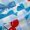 Light Blue, variant on Feelyou Bowknot Black Out Curtains, Pink Plaid Abstract Curtains Pack of 2 (42x63 Each)