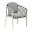 thumbnail image 2 of Rhodes Outdoor Patio Dining Chair in Aluminum Set of 2, 2 of 14