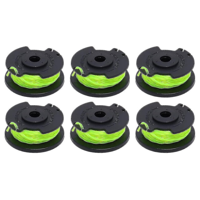 6 Pack Rac143 String Trimmer Replacement Spool Line For Ryobi 36v