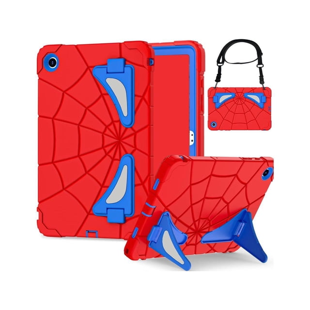 Case for Samsung Galaxy Tab A9 Plus 11 Inch 2023 Model SM-X210/X216/X218, Rugged Shockproof Cover with Stand Shoulder Strap for Samsung Galaxy Tab A9+