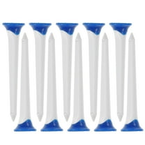 FOMIYES White TPE Golf Tees for Practice and Training 10pcs Easy to Use with Shallow Cup Design