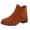 Orange, variant on Busydd Boots for Women Fashion Casual Solid Color Booties for Women Comfortable Outdoor Ankle Boots Zipper Short Boots