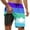 Dark Purple-B, variant on Mens Swim Trunks with Compression Liner Quick Dry Mens Bathing Suits 2 In 1 Swim Short Swimsuit Pockets Breathable Funny Print Beach Surf Swimwear,Red-E