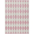thumbnail image 2 of Addison Rugs Chantille Indoor/Outdoor Transitional Diamonds Pink Washable Rectangle Rug, 5' x 7'6", 2 of 6