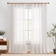 thumbnail image 2 of Cortinas Jinchan, mezcla de lino bohemio, 275 x 270 cm, color blanco roto, 2 paneles, 2 of 9