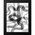 thumbnail image 2 of Galapon, Nikki 12x14 Black Modern Framed Museum Art Print Titled - Meander III, 2 of 5