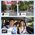 thumbnail image 6 of 4" Touch Screen Dash Cam 1080P Dual Lens Car DVR Recorder Front and Rear Camera, 6 of 6