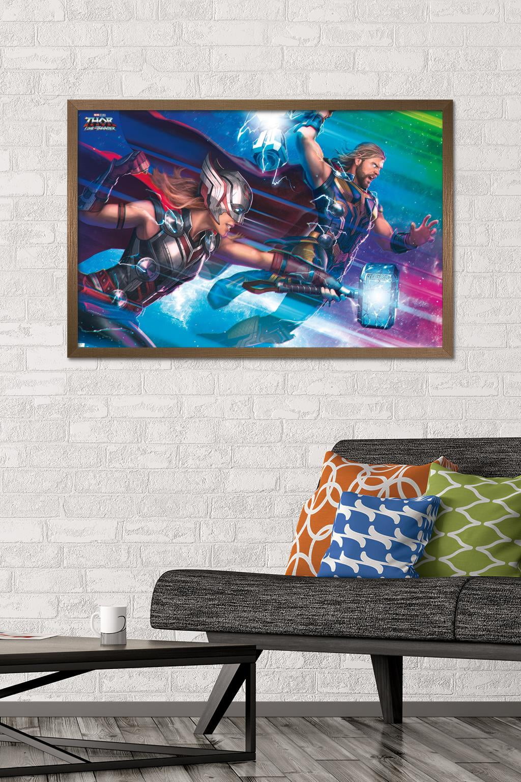 Marvel Thor: Love and Thunder - Bifrost Wall Poster, 22.375" x 34" Framed