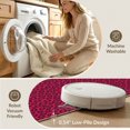thumbnail image 5 of ODIKA Leopard Cheetah Print Spotted Interlocking Motif Zebra Decoration Pink Flowing Non-Slip Chair-Friendly for Dining Room, Large Office, Lounge, 5 of 7