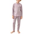 thumbnail image 6 of hotojiny 2PCS Children Thermal Set Base Layer Mock Neck Long Sleeve Top Comfy Long Pants Soft Skinny Kids Outfit(Purple,14-15 Years), 6 of 7