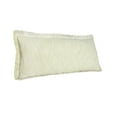 thumbnail image 4 of Ox Bay Bennett 14" x 36" Yellow Fringed Cotton Adult Decorative Lumbar Throw Pillow Cover, 4 of 7