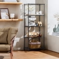 thumbnail image 6 of IZEUK 5-Tier Metal Wire Shelf for Kitchen Pantry, 1250 lbs Capacity, 23.6" W x 13.7" D x 63" H, Black, 6 of 9