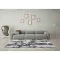 thumbnail image 3 of Ahgly Company Indoor Square Abstract Gray Modern Area Rugs, 7' Square, 3 of 4