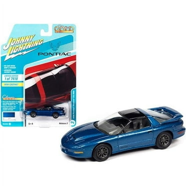 JLCG025A-3 Johnny Lightning 1996 Pontiac Firebird Trans Am (Medium Cloisonne Blu