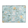 thumbnail image 5 of Yayeee Area Rugs for Living Room 6.7'x4.8' Non Slip Washable Bedroom Floor Carpet, Floral Easter, 5 of 5
