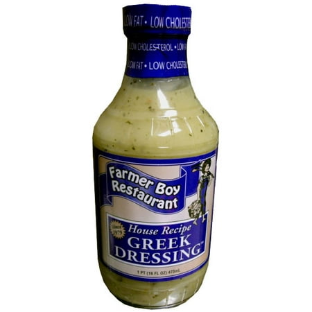 Farmer Boy Greek Dressing, House Recipe (16 oz)