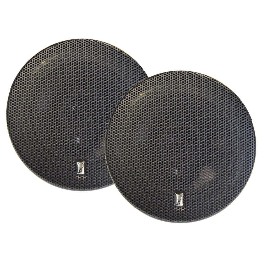 black marine speakers