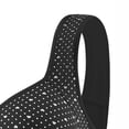 thumbnail image 2 of Women's Plus Size Front Closure Bra Without Steel Ring Fixed Cup Gathered Breathable Underwear Bra Black 38, 2 of 4