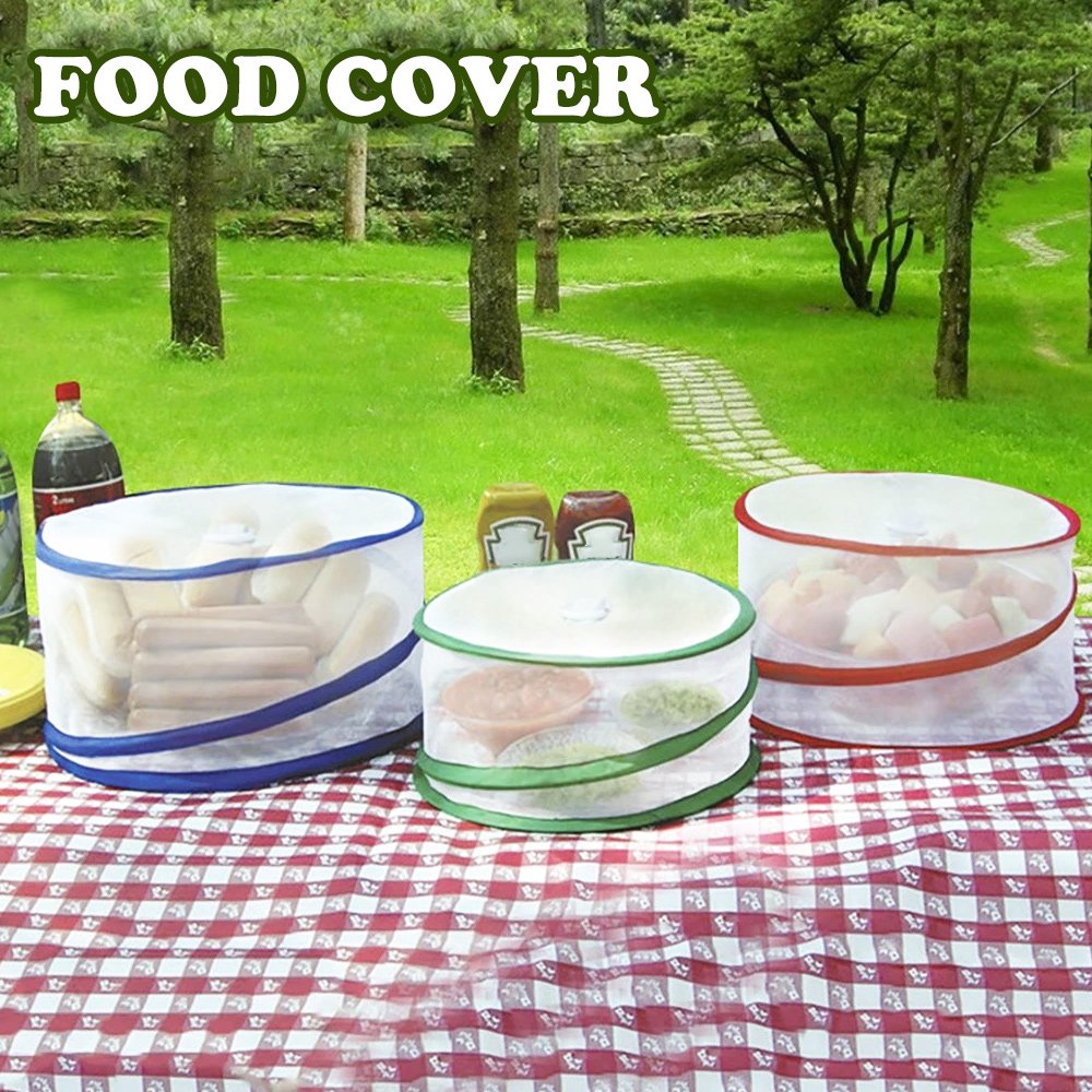 NKTIER Foldable Dining Table Net, Food Meal Cover, Popup Food Cover