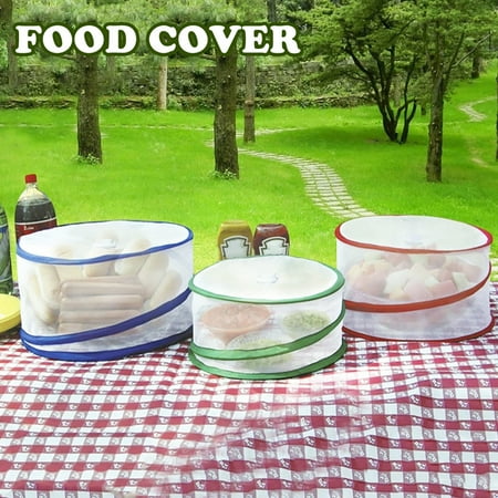 

BUTORY Foldable Dining Table Net Food Meal Cover Pop-up Food Cover Picnic Protective Cover Insect-proof Washable Outdoor Protective Cover Insect-proof Food Net and Kitchen Accessories