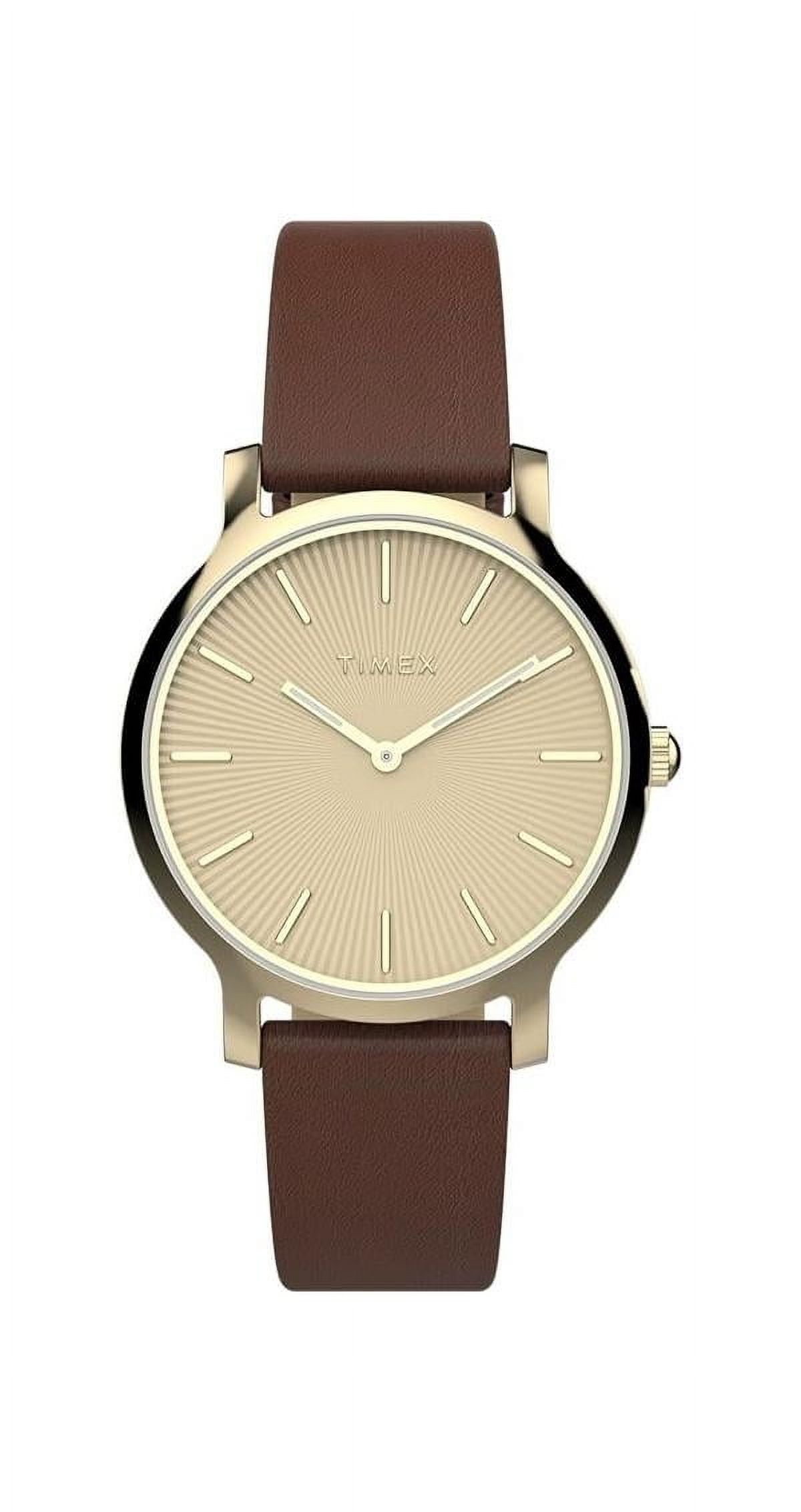 Timex Transcend Leather Ladies Watch