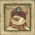 thumbnail image 2 of Lewis, Kim 20x20 White Modern Wood Framed Museum Art Print Titled - Snowman II, 2 of 4