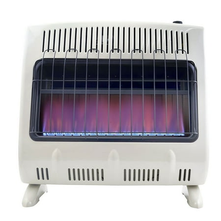 Tangle Free Thermal - Mr Heater 30000 BTU Vent Free Blue Flame Propane Gas Wall or Floor Indoor Heater