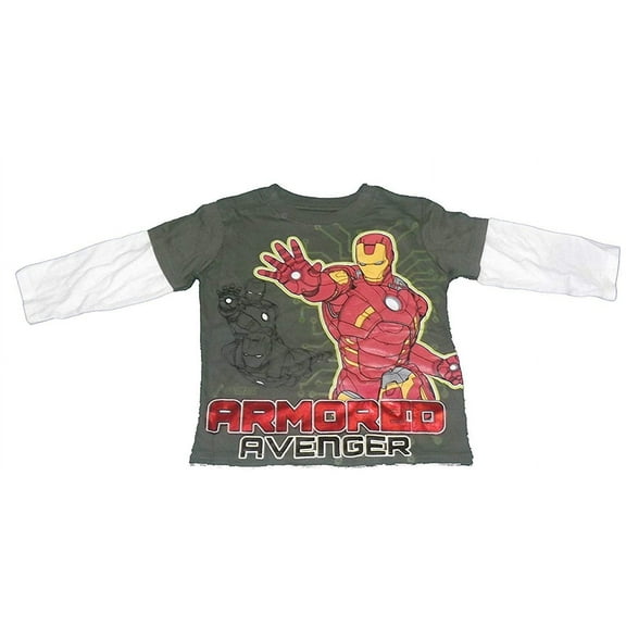 Iron Man Toddler Boys Shirt Armored Avenger 2T