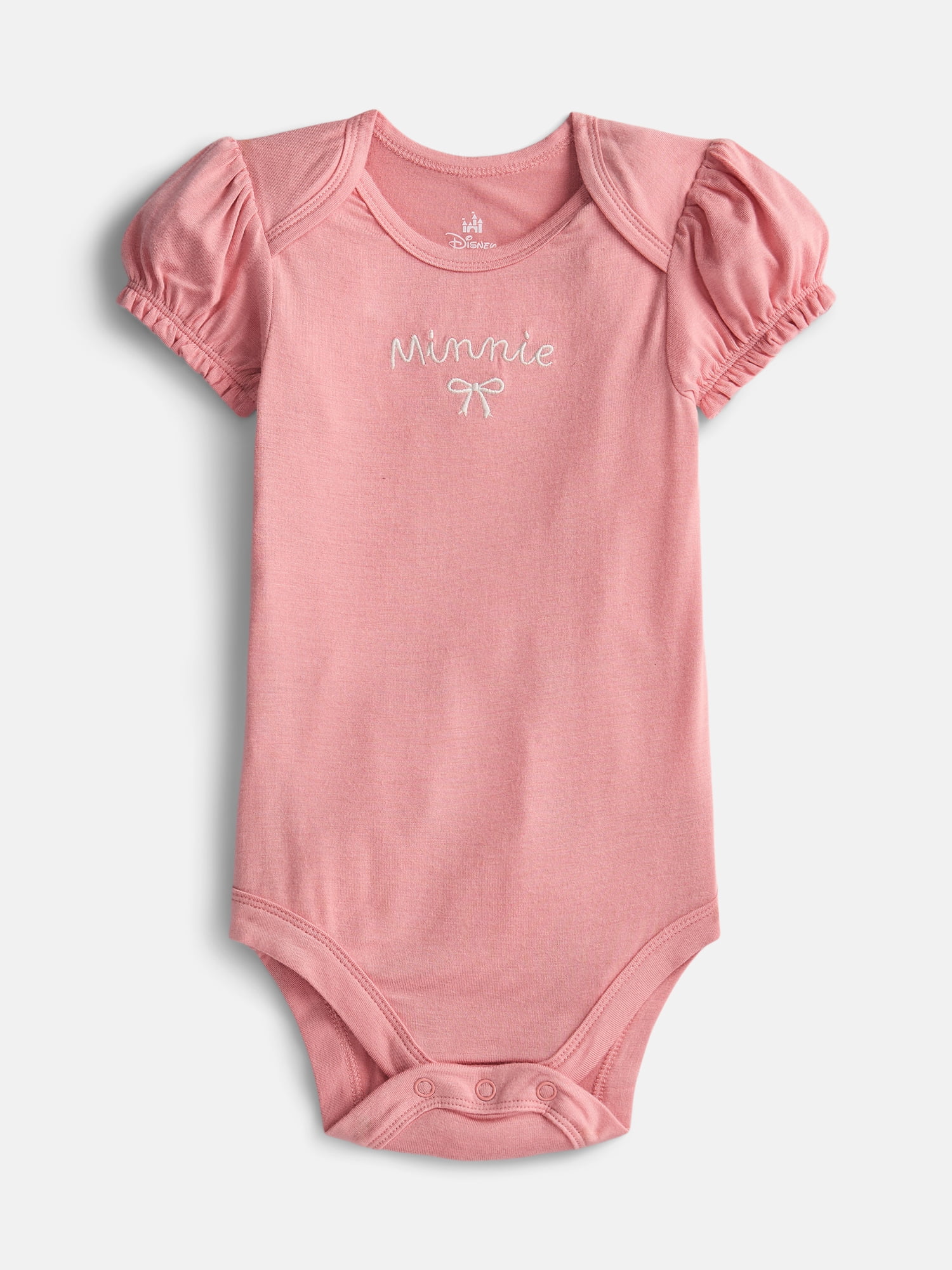 Disney Baby Wishes + Dreams Minnie Mouse Hooded Cardigan, Bodysuit and Pants Set, 3-Piece, Sizes 0/3M-18M