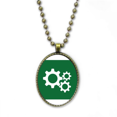 thumbnail image 1 of Gear Mechanical Physical Structure Necklace Vintage Chain Bead Pendant Jewelry Collection, 1 of 3
