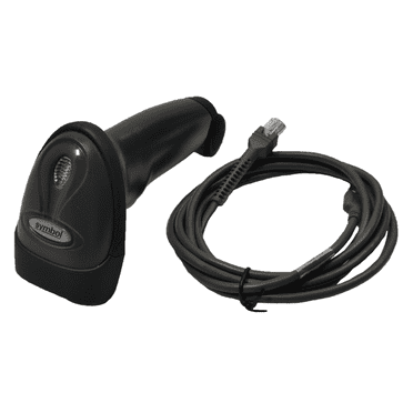 Symbol Scanning Device Symbol LS2208 Handheld Barcode Scanner Kit with Gooseneck Stand and ...