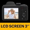 thumbnail image 4 of KODAK PIXPRO AZ405-BK 20MP Digital Camera 40X Optical Zoom 24mm Wide Angle Lens Optical Image Stabilization 1080P Full HD Video 3" LCD Vlogging Camera (Black), 4 of 5
