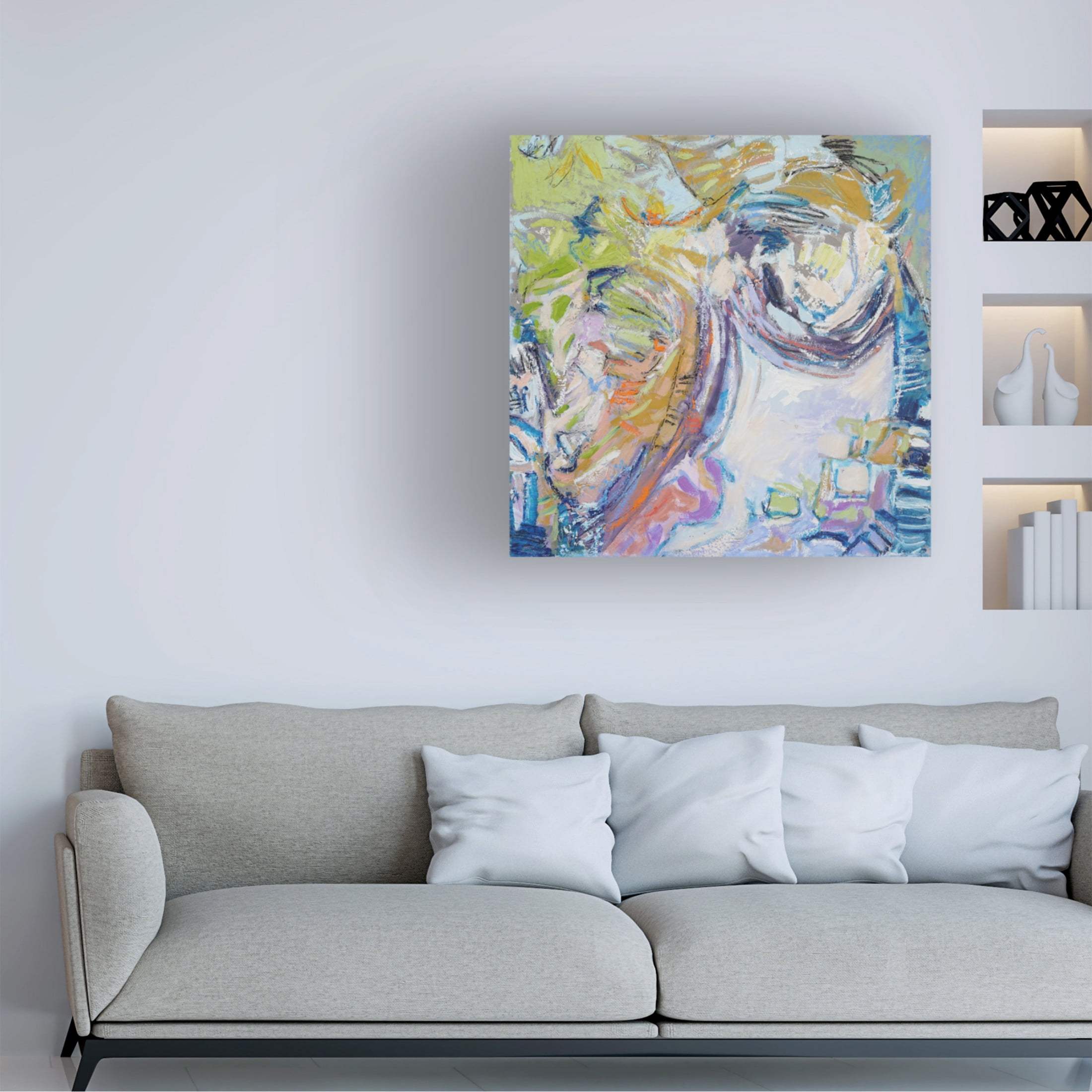 Trademark Fine Art Dorothy Fagan  New Pathways I Canvas Wall Art