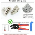 thumbnail image 3 of Multifunctional crimping tool cable pliers jaws mold suitable for home multi-purpose crimping tool mold cable pliers wire clamp carbon steel bare terminal crimping pliers for wire clamp, 3 of 5