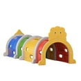 thumbnail image 3 of XJD Climbing Tunnel for Kids Climb and Crawl Toy Indoor & Outdoor Toddler Play Structure for 3-6 Years Old, 4 Sections, for Daycare, Preschool, Lion Shaped, 3 of 10